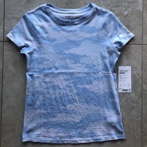 Athleta Organic Daily Camo Crew, Blue